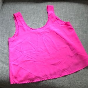 Hot pink top